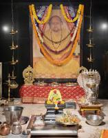 Jalabhisheka and Shodashopachara Puja by HH Swamiji on Samaradhana Divasa of HH Shrimat Pandurangashram Swamiji. SCM-Karla.(16 June 2026)